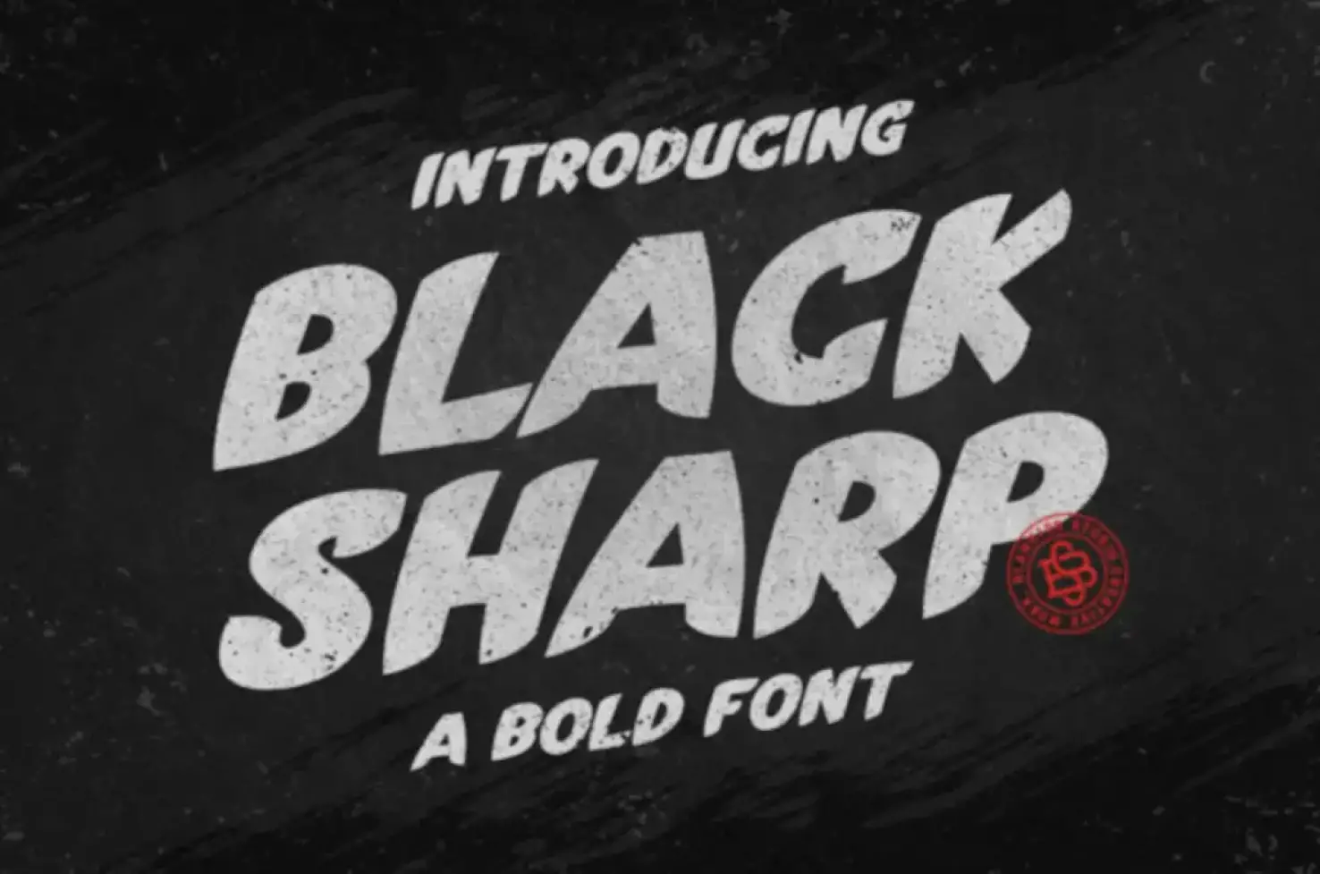 Black Sharp - Best fonts April 2022