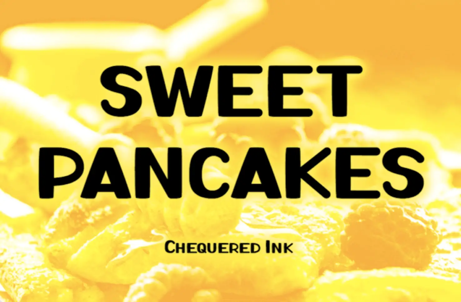 Sweet Pancakes - Best April fonts 2022